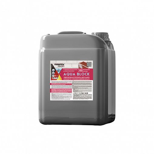 Пропитка для камня Farbitex Profi Aqua Block, бесцветная, 10 кг фото