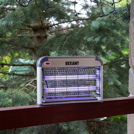 Лампа антимоскитная Rexant R80, 220 В, 2 x 10 Вт фото