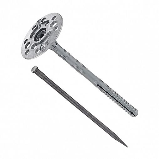 Дюбель для теплоизоляции Tech-Krep R5, с пластиковым гвоздем IZО, 10 x 160 мм, 500 шт фото