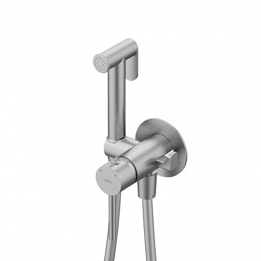 Встраиваемый гигиенический душ со смесителем IDDIS Axes, хром матовый фото