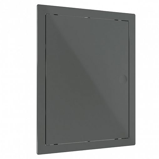 Люк-дверца ревизионная Evecs L1520N gray, нажимная, с фланцем 150 x 200 мм, 172 x 222 мм фото