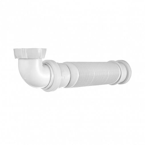 Сифон гофрированный для раковины Wirquin Senzo, с сухим затвором, без выпуска, 1 1/4" x 32 мм фото