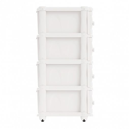 Комод четырехсекционный Альтернатива, 48 x 38 x 98 см, белый фото