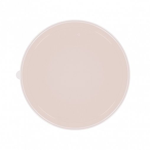 Салатник пластиковый Альтернатива Оазис, 2,5 л с крышкой, бежевый фото