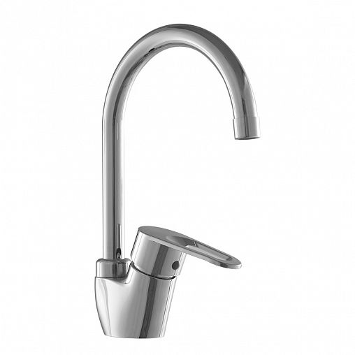 Смеситель для кухни PLStart PL4106, хром фото