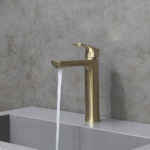 Смеситель для раковины Lemark Ursus LM7209BL, однорычажный, черный фото