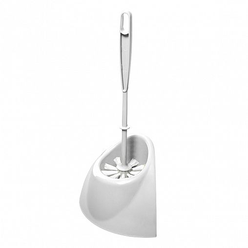 Ершик для унитаза York Уголок, с подставкой, микс фото