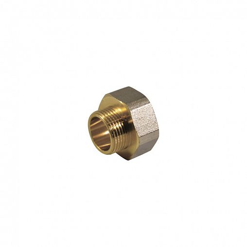 Переходник латунный СТМ внутренняя-наружная резьба 1 1/2" x 1" фото