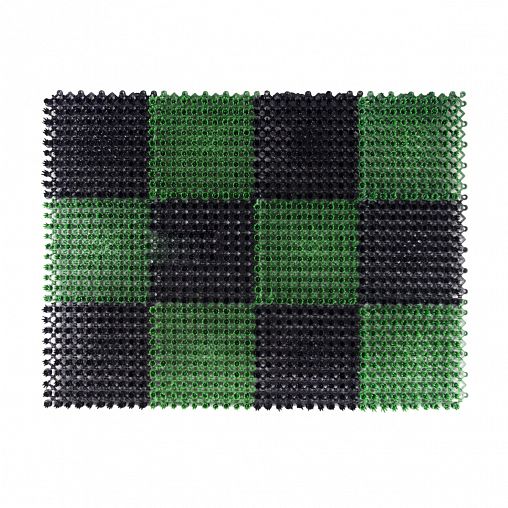 Коврик Vortex Травка, 42 x 56 см, черно-зеленый фото