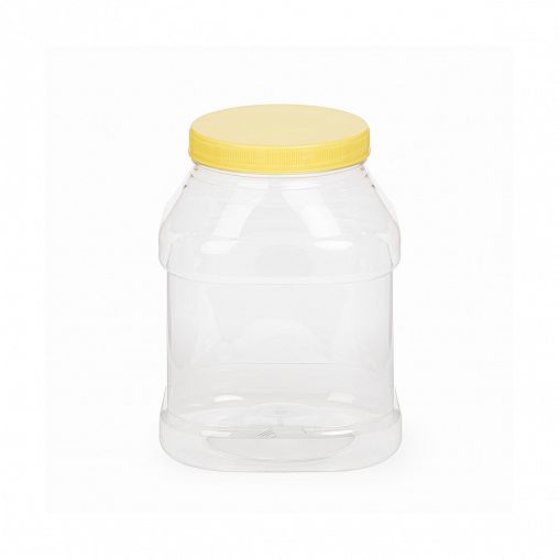 Банка для сыпучих продуктов ПЭТ Альтернатива, 15 x 15 x 20 см, 3 л фото