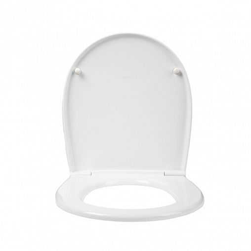 Сиденье для унитаза IDDIS 001, 41,8 x 36 x 3,8 см, белое фото