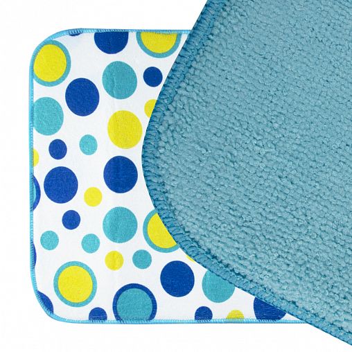 Коврик для сушки посуды Рыжий кот, 45 x 35 см, микрофибра фото