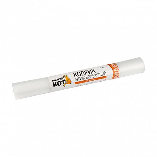 Коврик противоскользящий Рыжий кот, 150 x 30 см фото