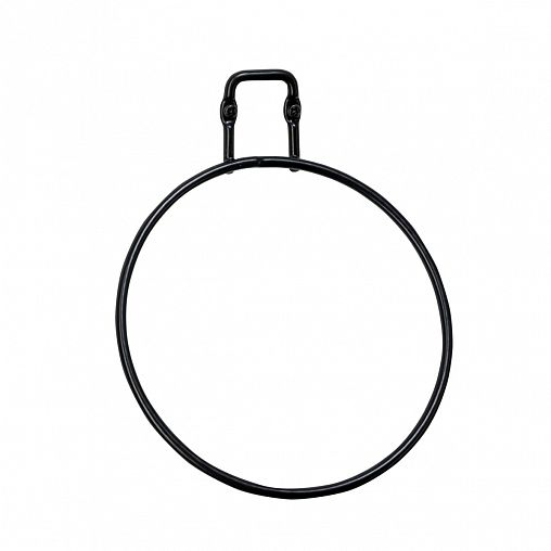 Полотенцедержатель-кольцо Swensa Trait, черный фото