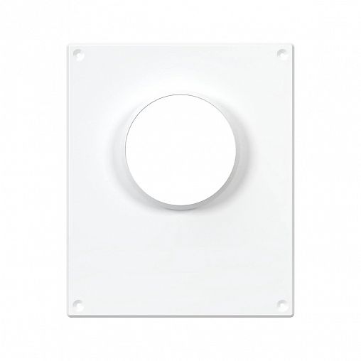 Накладка торцевая Era 130ПТМ, эмалированная сталь, с фланцем d 150 мм, 196 x 236 мм фото