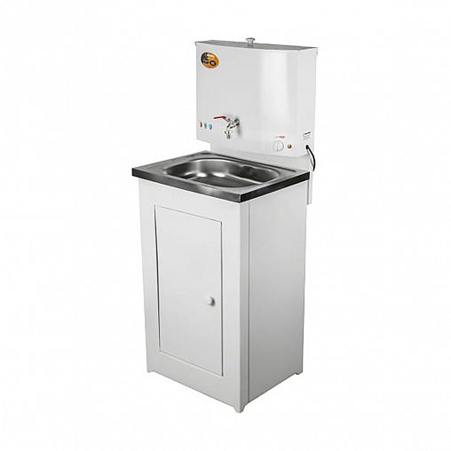 Комплект дачный Вихрь Люкс (наливной умывальник электрический, 17 л, тумба), белый фото