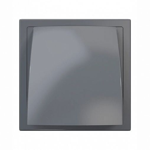 Выход стенной вытяжной Era 1515К12,5ФВ сер, 150 x 150 мм, с обратным клапаном, с фланцем D 125 мм фото