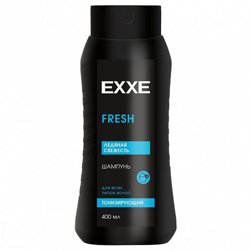 Шампунь EXXE Men Fresh Ледяная свежесть, для всех типов волос, 400 мл фото