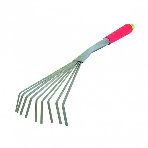 Грабли веерные мини Feona, 9 зубов, 440 мм фото