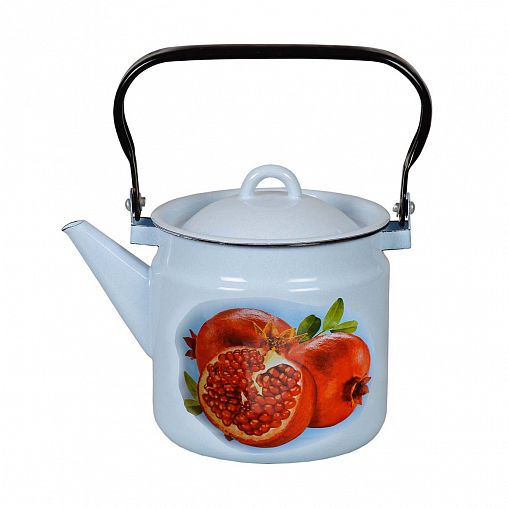 Чайник эмалированный СтальЭмаль, 2 л, с декором фото