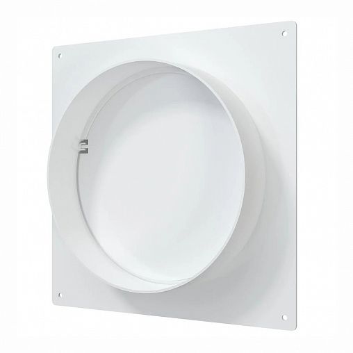 Площадка торцевая Era 15SKNPO, с обратным клапаном, пластик, с фланцем 150 мм, 190 x 175 мм фото