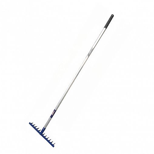 Грабли витые Форсаж, с алюминиевым черенком, 12 зубьев фото