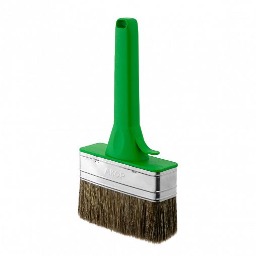 Кисть плоская для дерева Акор Мастер, смешанная щетина, пластиковая ручка, 120 x 35 мм фото