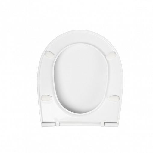 Сиденье для унитаза IDDIS 001, 41,8 x 36 x 3,8 см, белое фото