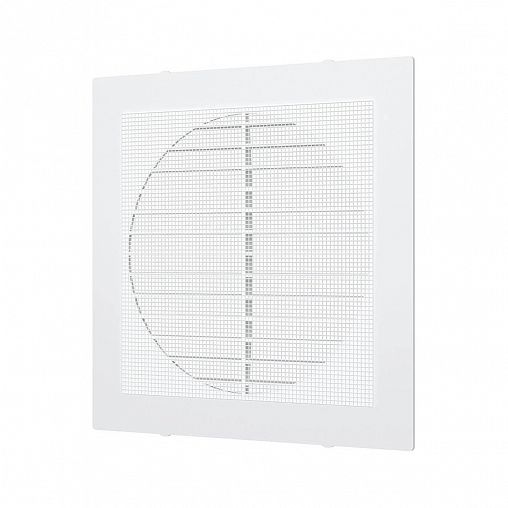 Решетка вентиляционная приточно-вытяжная Era 1313Г, ABS-пластик, 138 x 138 мм фото