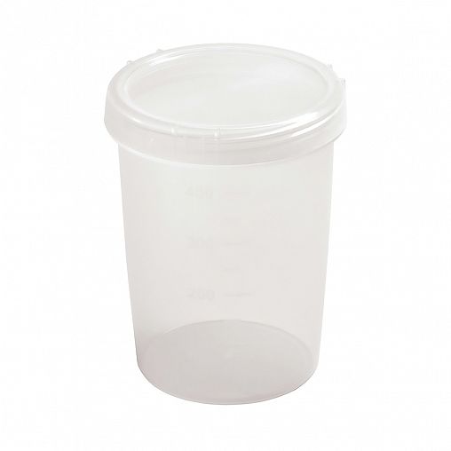 Банка для сыпучих продуктов Phibo Твист, с завинчивающейся крышкой, высокая, 0,5 л, прозрачная фото