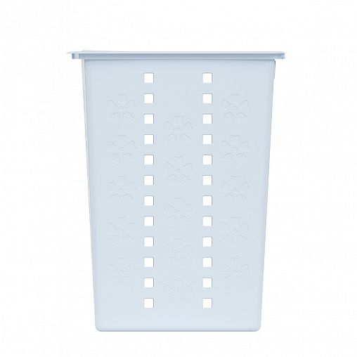 Корзина для белья Альтернатива Виолетта, 30 л, голубая фото