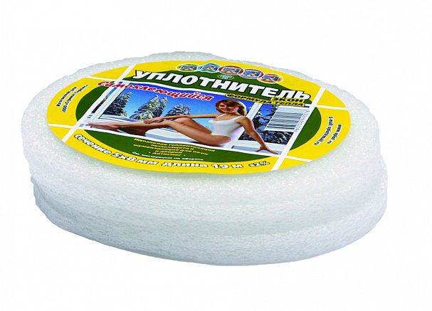 Утеплитель самоклеящийся Экон, 5 x 8 мм, 19 м фото