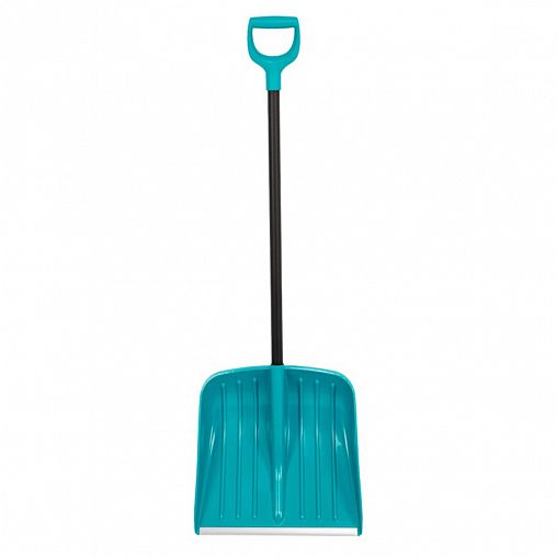 Лопата для уборки снега Palisad Luxe, с алюминиевым черенком, 450 x 450 мм фото