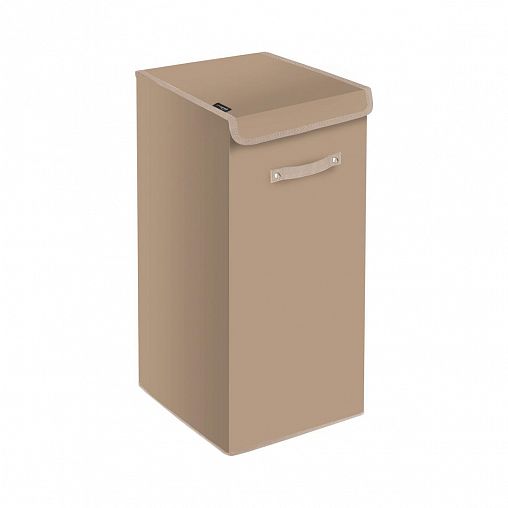 Корзина для белья Nika Haushalt, 74 л, бежевая фото