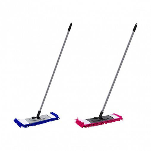 Швабра Spin&Clean Rock'n'Roll МОП, с насадкой Chenille, с телескопической ручкой, микс фото