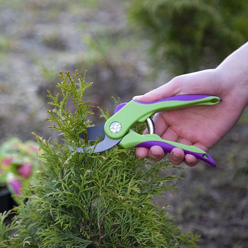 Секатор прямой Don Gazon, двухкомпонентные рукоятки, 200 мм фото