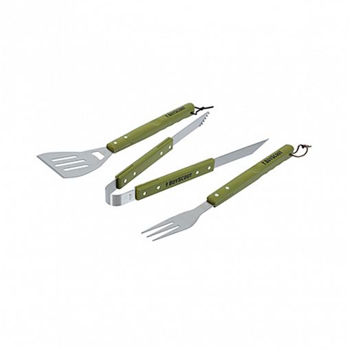 Набор для барбекю Boyscout (вилка, лопатка, щипцы), набор 3 предмета фото