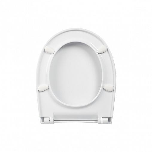 Сиденье для унитаза IDDIS Soft Close 007, 41,5 x 34,2 x 3,8 см, белое фото