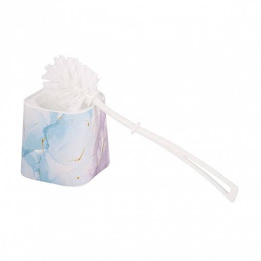 Ершик для унитаза Альтернатива Акварель, с подставкой фото