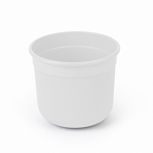 Горшок для цветов Альтернатива Сканди, 2 л, белый фото Горшок для цветов Альтернатива Сканди, 2 л, белый фото