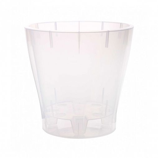 Горшок для орхидей Альтернатива Лея, с автополивом, 5 л, прозрачный фото