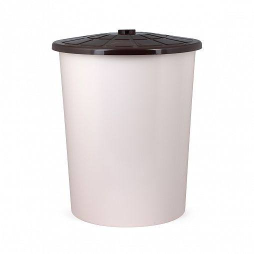 Бак универсальный с крышкой Альтернатива, 100 л, бежевый фото