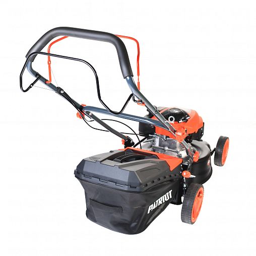 Газонокосилка бензиновая самоходная Patriot PT 42LS, 4 л.с, 40 л фото