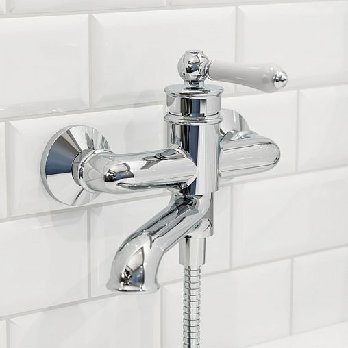 Смеситель для ванны с душем IDDIS Oxford, с керамическим дивертором, хром фото