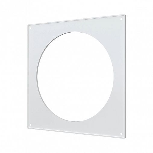 Накладка торцевая Era 16НКП, пластик, с фланцем d 160 мм, 205 x 205 мм фото