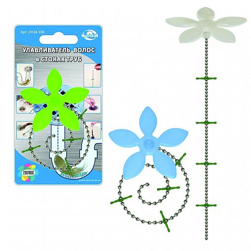 Улавливатель волос в стоках труб Мультидом фото