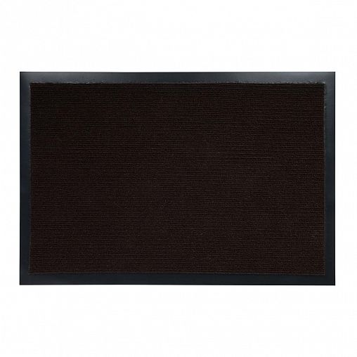 Коврик придверный Vortex Trip, влаговпитывающий, ребристый, 60 x 90 см, коричневый фото