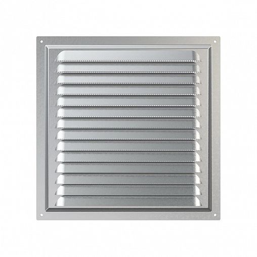 Решетка вентиляционная Era 2525МЦ, оцинкованная сталь, 250 x 250 мм фото