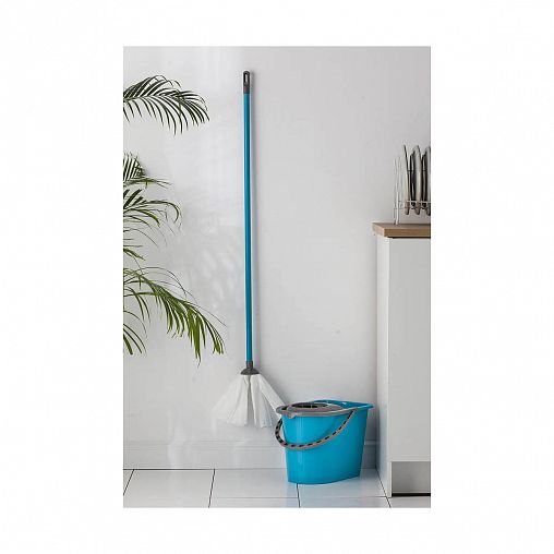 Комплект Моп сет для уборки York, швабра, ведро с отжимом, 14 л фото
