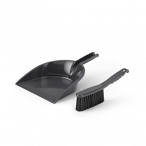 Набор для подметания Альтернатива (щетка-сметка + совок), 34 см, микс фото